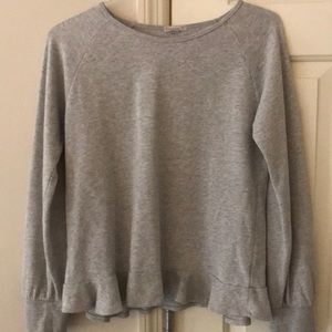 J Crew Crewcuts Ruffle Trim Sweatshirt, 16